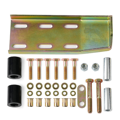 For Peterbilt 379 Upper Roller Bracket Kit with Rollers and Hardware