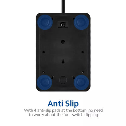 USB Foot Switch Pedal Control Pre-Program Key Mouse For Keyboard PC Computer p