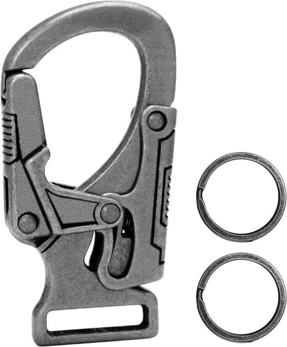 Ahiller Carabiner Clip,1.9'' Alloy Car 1.9" L x 0.9" D, Deep Alloy-1P