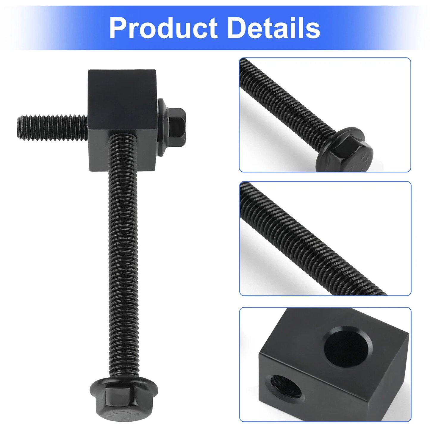 Alternator Pump Pulley Adjuster kit with Mounting Bolts/Nuts for Hyundai Kia