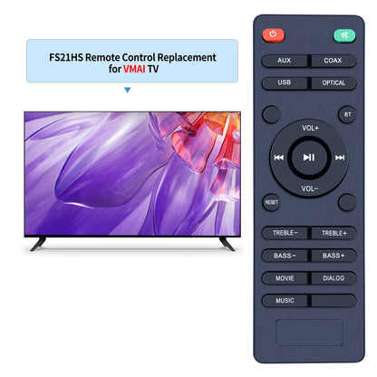 Remote Control For VMAI S4 FS21HS MSS-95 Bluetooth Soundbar Speaker System