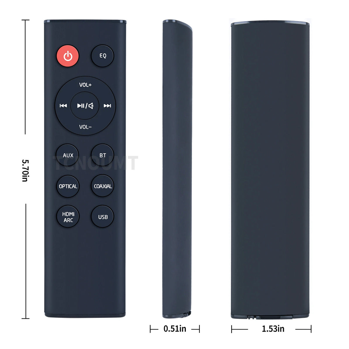 BW-SDB1 Remote Control For BlitzWolf Echo Wall Soundbar BWSDB1