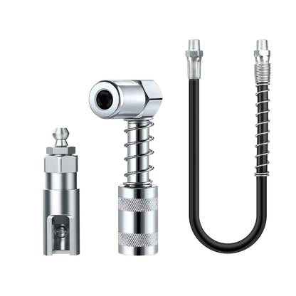 Grease Gun Coupler, 1/8 Inch NPT Right Angle Grease Coupler, 90 Degree