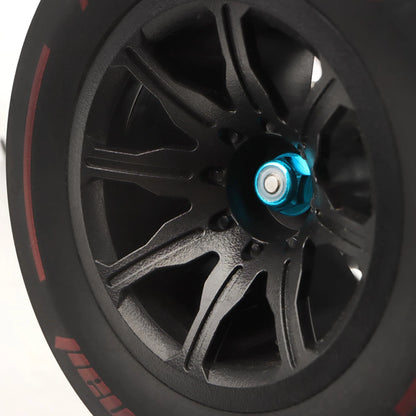 GDOOL for H16BM RC Car Upgrade Aluminum Wheel Hex 16440 & Pins M20101 & Blue