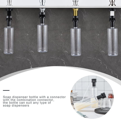 Updated Soap Dispenser Bottle for Kitchen Sink Replacement Transparent
