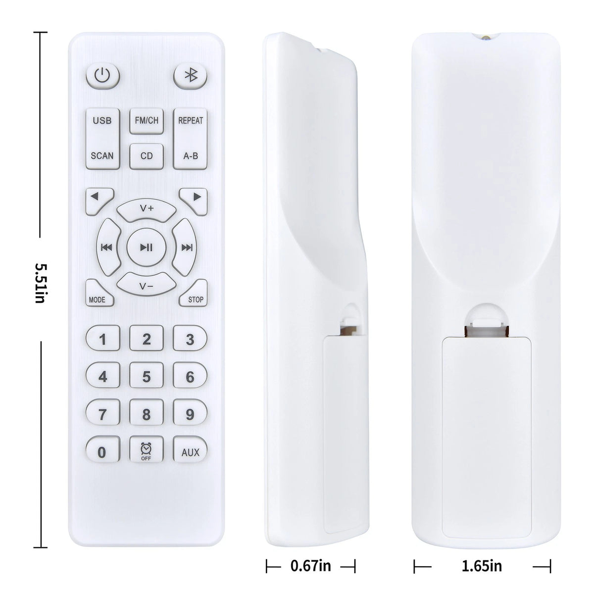 Remote Control For Greadio KC-806 CD Player Portable, HiFi Sound Speaker