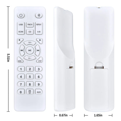 Remote Control For Greadio KC-806 CD Player Portable, HiFi Sound Speaker