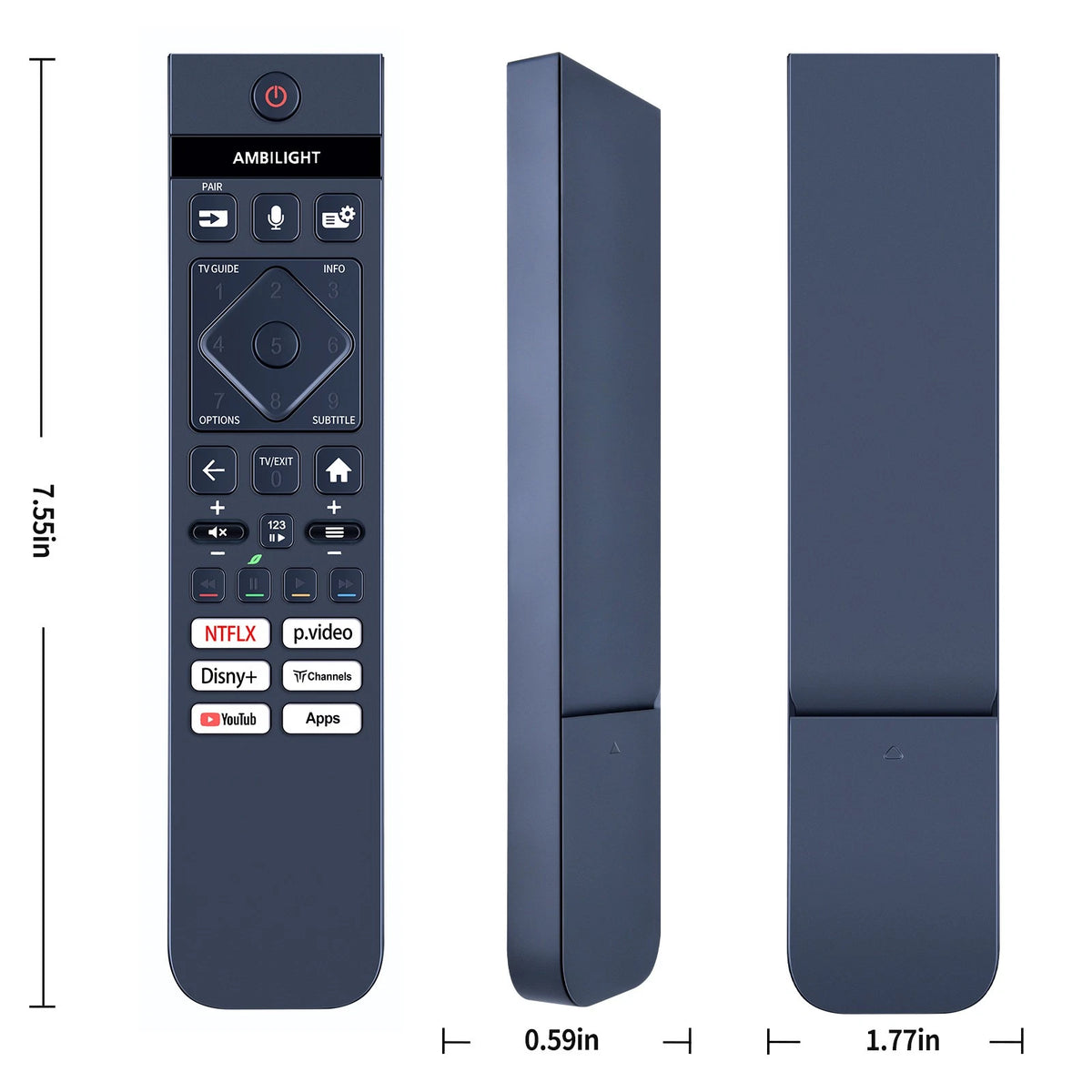 398GM10BEPHNE000SY Remote Control For Philips TV PUS8359, PUS8319, PUS8949,