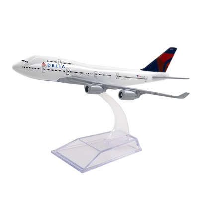 1/400 16cm Delta B747 Alloy Plane Model Airplane Model Simulation Plane Ornament