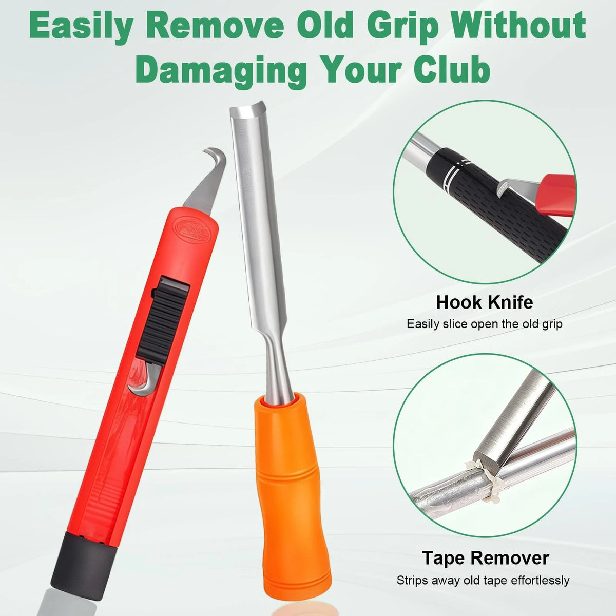 lovivid Golf Grip Kit for Regripping Clubs - Include Portable Black
