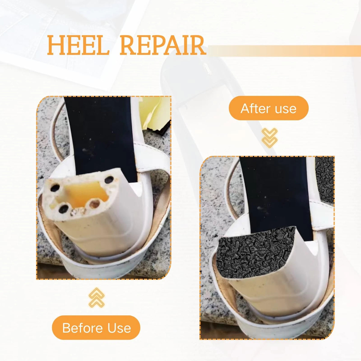 Shoe Heel Repair, Rubber Sole Sheet, 1/4 Inch Thick, Black