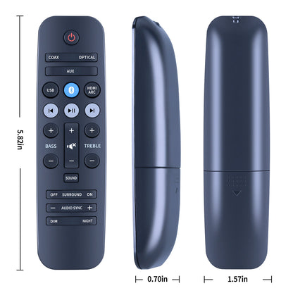 Remote Control For Philips Fidelio HTL3140B HTL3140S HTL3160B HTL3170B Soundbar