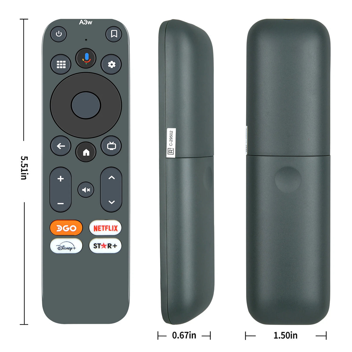 VGK02 Voice Remote Control For DirecTV DGO Smart Stick