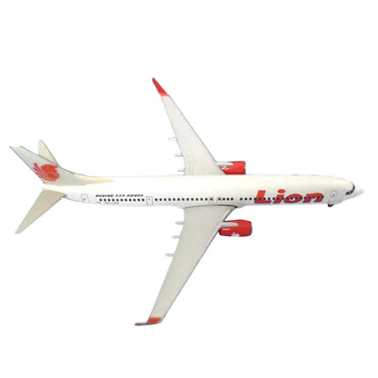 1:350 Scale Diecast Alloy Lion Air B737 Airplane Aircraft Model Souvenir Display