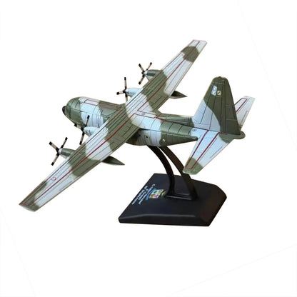 1/250 C-130H Hercules Alloy Aircraft Model US Air Force Transport 12cm Stand