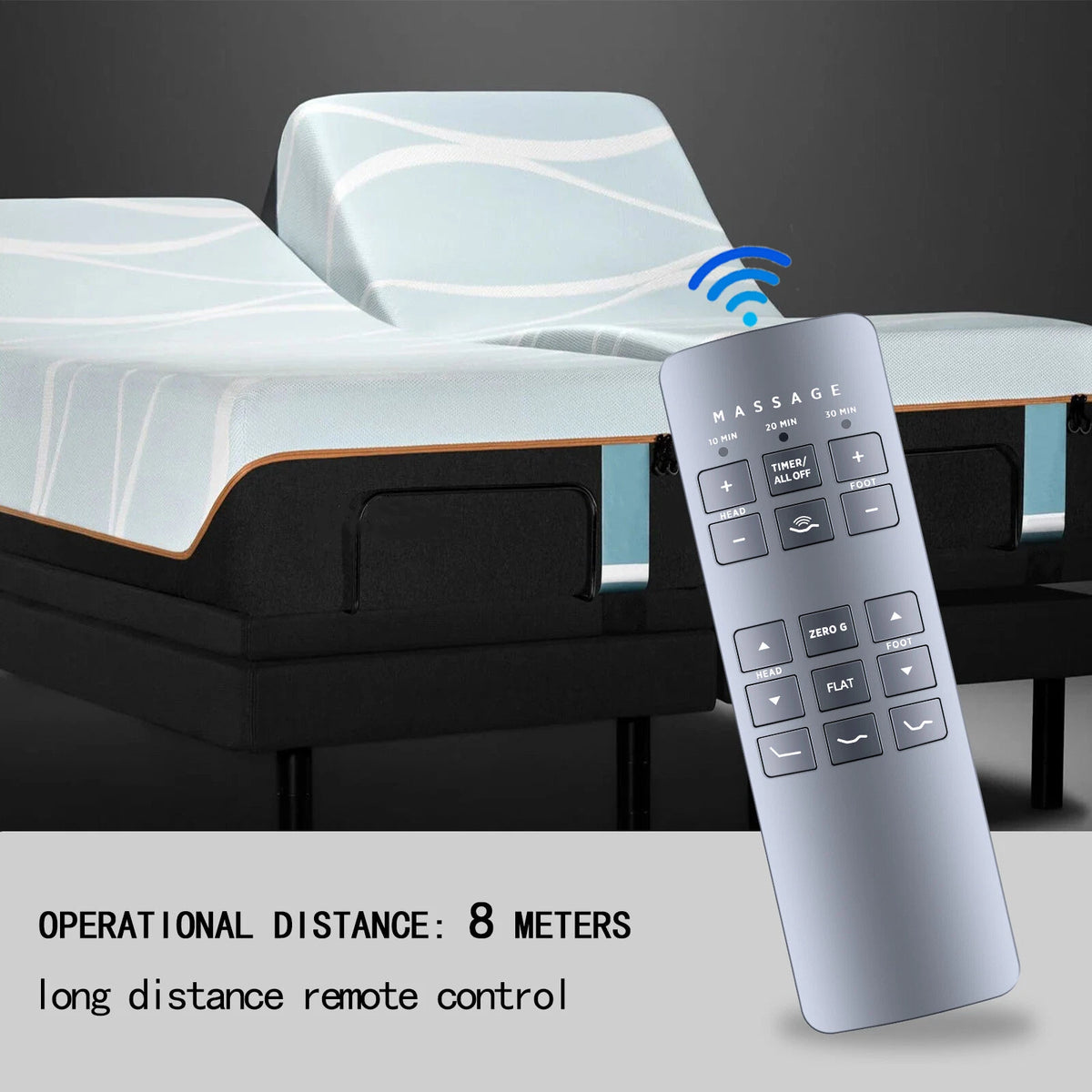 For Serta Motion Perfect II and III Adjustable Bed RF258C 77391 Remote Control