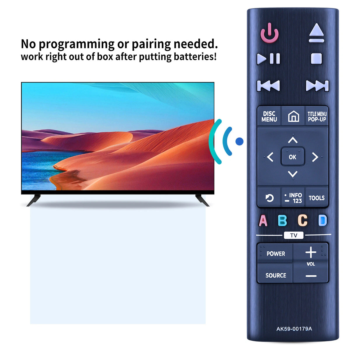 AK59-00179A For Samsung Player Remote Control UBD-K8500 UBD-K8500/ZA