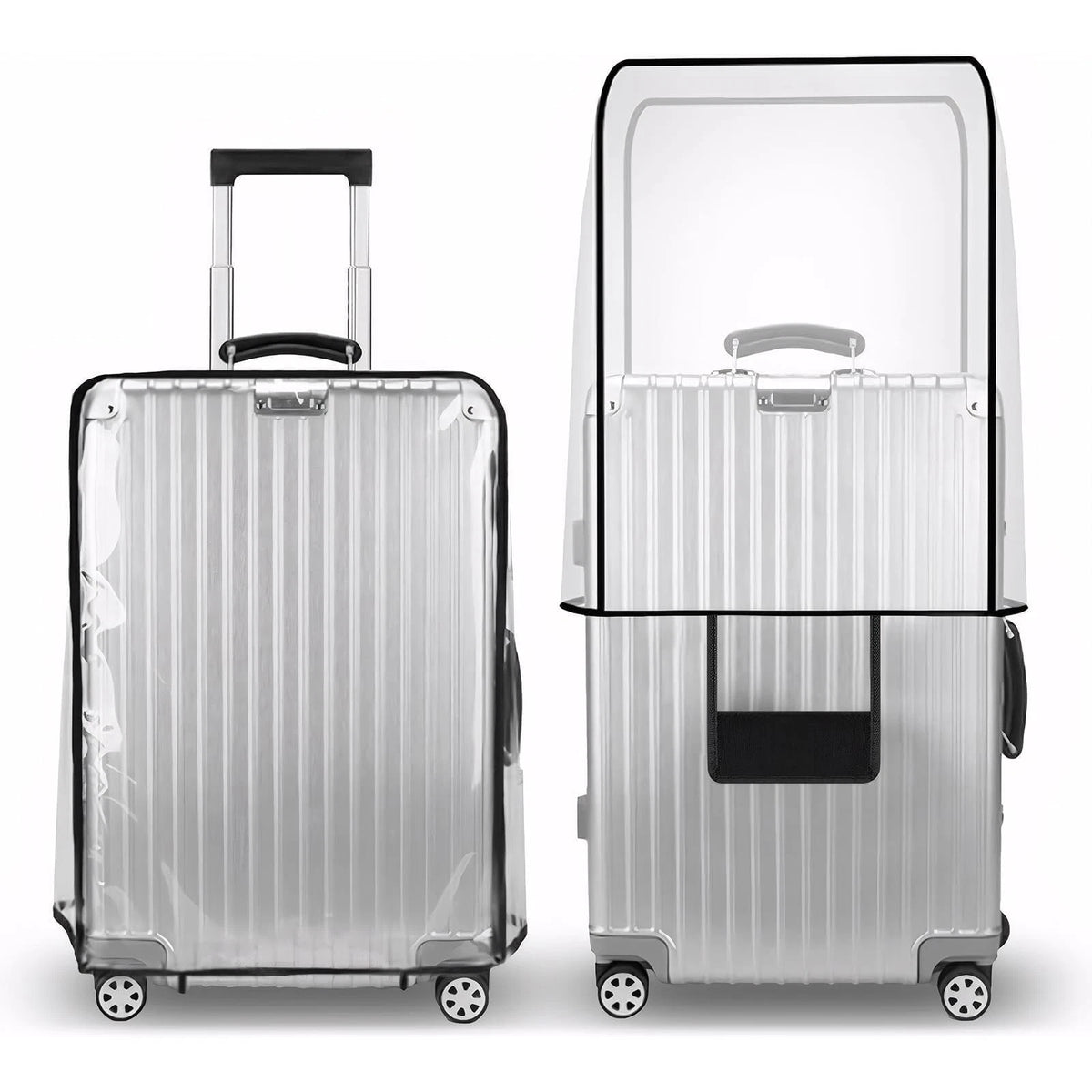 T Tersely Clear PVC Suitcase Cover Protectors 20/24/26/28/30 22inch,