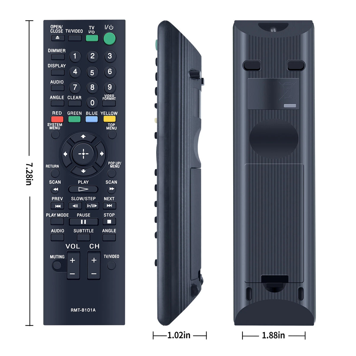 RMT-B101A Remote Control For Sony Player BDP-S300 BDP-S301
