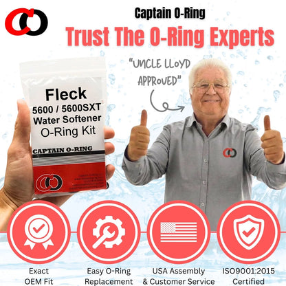 Captain O-Ring – Replacement Rebuild Kit for Fleck 5600 / Black