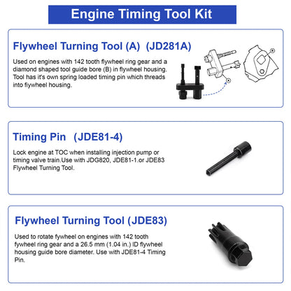 Fits John Deere Engine Timing Tool ALT JT07223A,JDE83,JDE81-1,JD281A