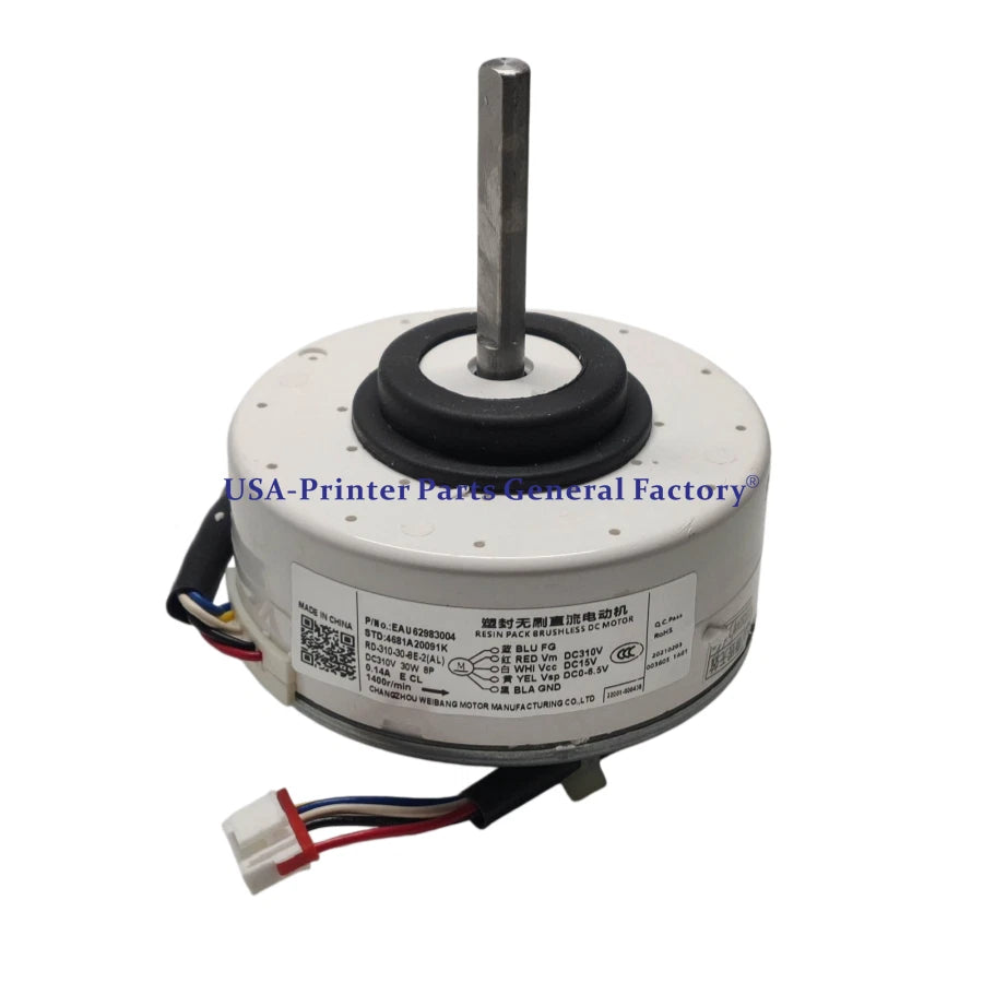 4681A20091K RD-310-30-8E-2 AL EAU62983004 Fit for LG air conditioner DC motor