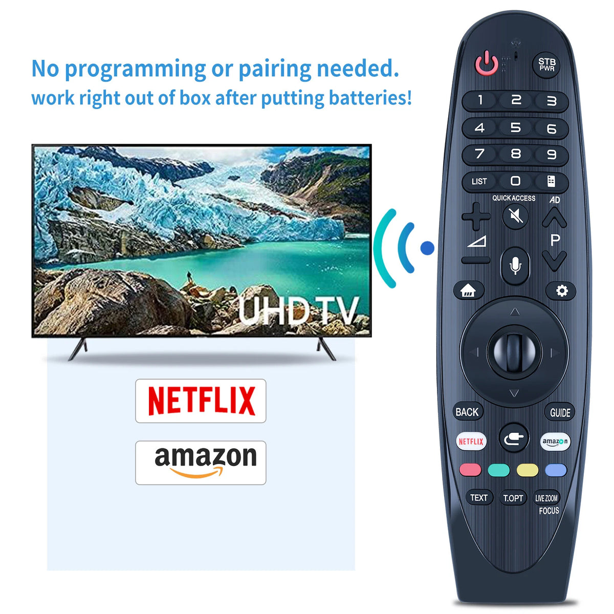 AN-MR18BA Replace Remote Control For LG Smart TV W8, E8, C8, B8 No Voice