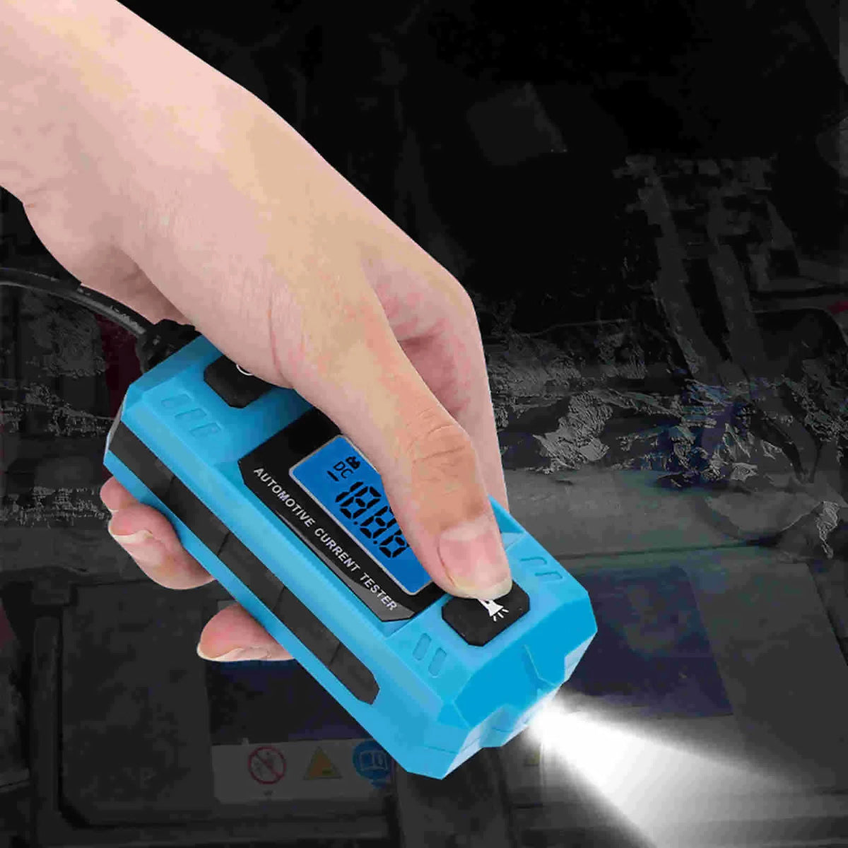 Portable Automotive Current Detector 0.01A-19.99A Meter with LED Display Screen