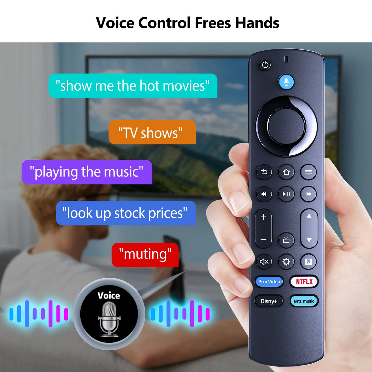 Voice Remote Control For Panasonic Fire TV Z95 Series OLED 4K Smart TV 65Z95AP