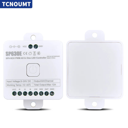 SP630E Bluetooth LED Controller Support PWM Monochrome CCT RGB RGBW RGBCCT