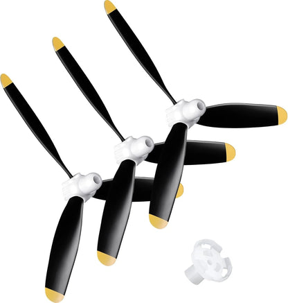 Jenaai 3 Sets RC Plane Propeller 3 Blade Compatible with F4U 400 mm