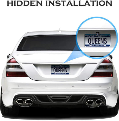 Universal Car Rear View Camera License Plate Bracket,Upgraded Full Black