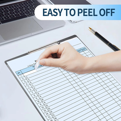 125 Patient Sign in Sheets, HIPAA Compliant, Peel Off Adhesive Labels...