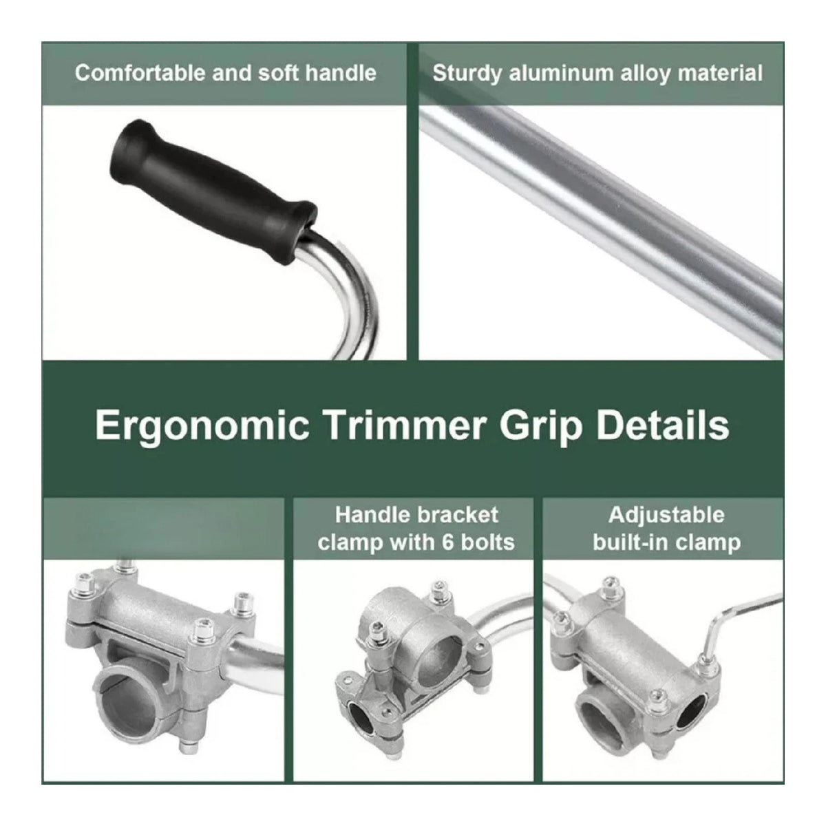 Easy Install Handle For Weed Eater String Trimmer Lawn Mower Extension Kit