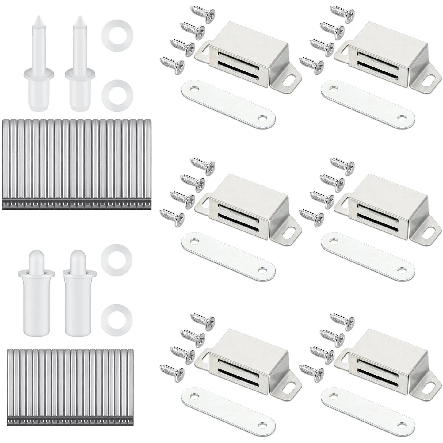 Jetec 125 Pieces Plantation Shutter Repair Kit Includes 85 Pcs Spring Loaded...