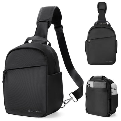 K&F CONCEPT Small Camera Bag for Photographer, Sling 5L, Black