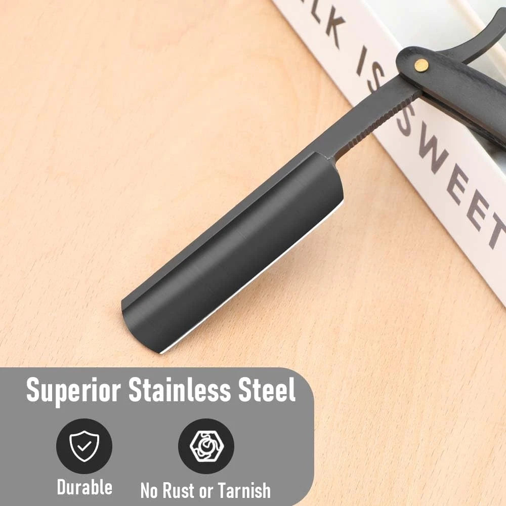 Premium Stainless Steel Shaver Razor 1 Count (Pack of 1), Black razor-189