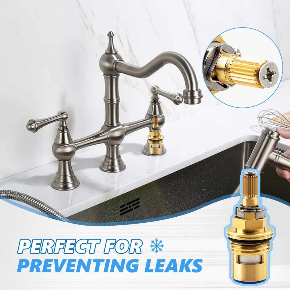 Cartridge for Kohler K-GP77005-RP & K-GP77006-RP Faucet Ceramic Valve, Brass