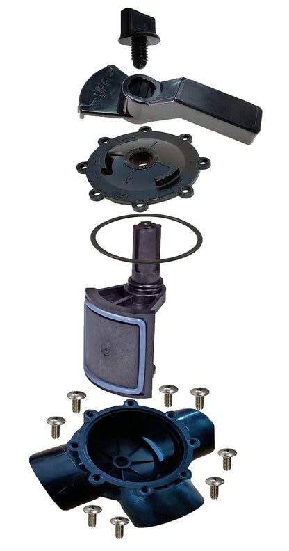 ATIE 2-Port/3-Port Pool Valve Rebuild Complete Kit Compatible with 1 Pack