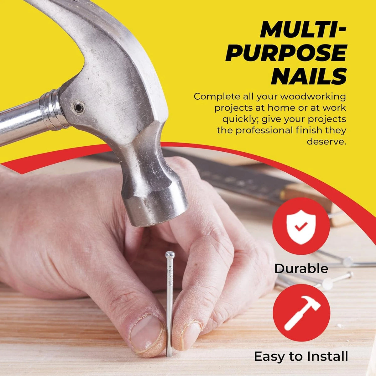 Top Quality Nail Assortment Kit – Over a 1800 Multipurpose a 1800 Nails