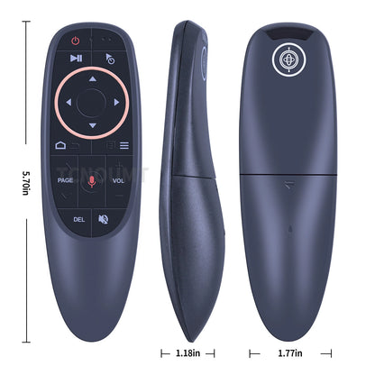 Bluetooth Voice Remote Control Air Mouse 2.4G Gyroscope For Android TV Box