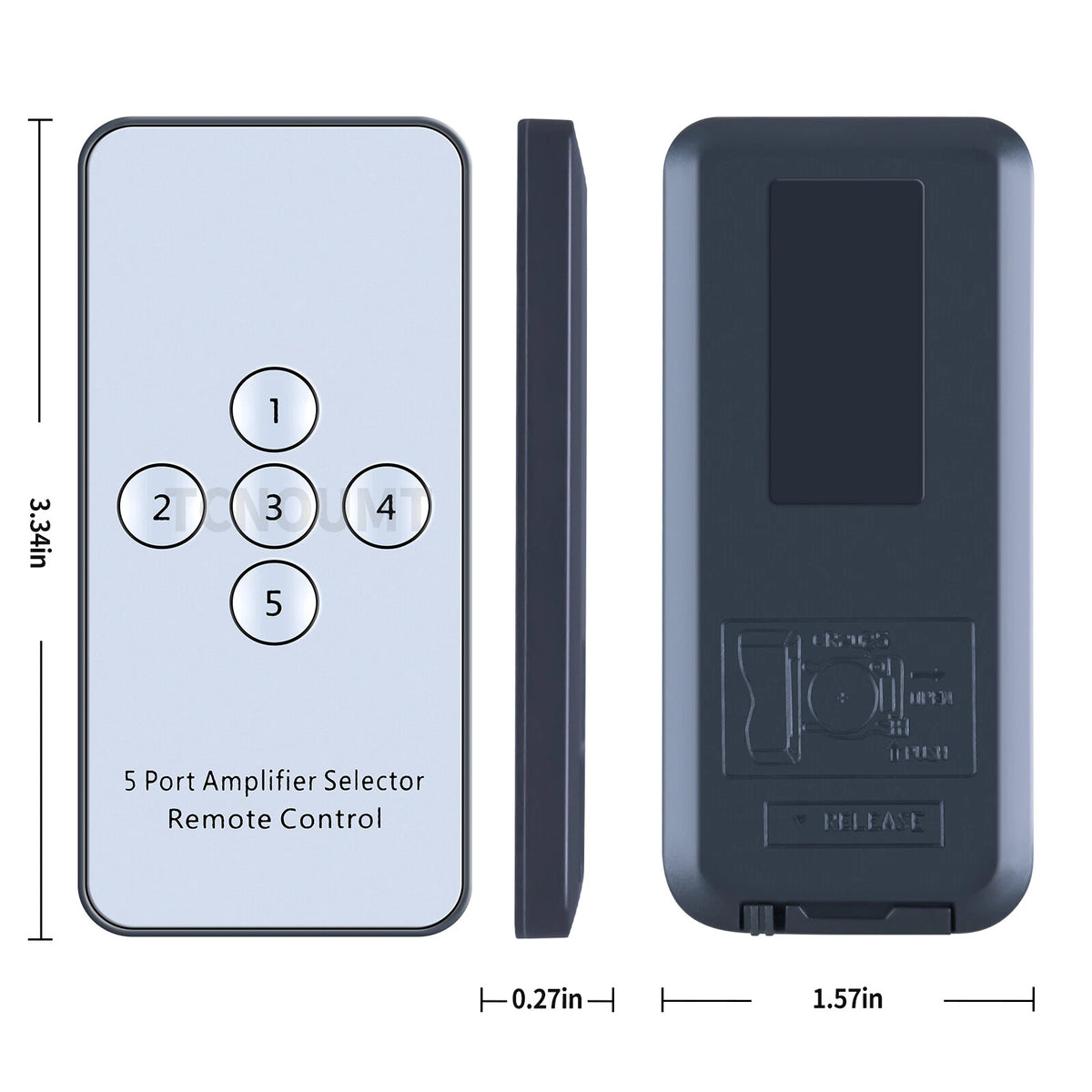Remote Control For UpTech HDMI Switch 5 Port Amplifier Selector