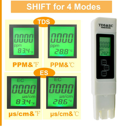 MyyYiTar 2 Pcs 3 in1 Digital Water Quality Tester, TDS, EC& Temperature...