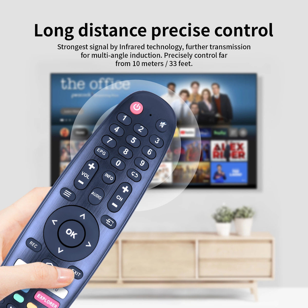 CX-616 Replacement Remote Control For Technostar TV CX616