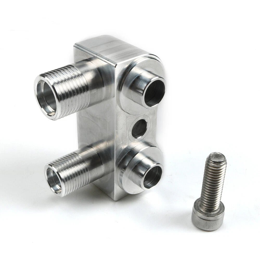 Adapter fitting CNC Machined For LSX LS1 Swap  AC Compressor