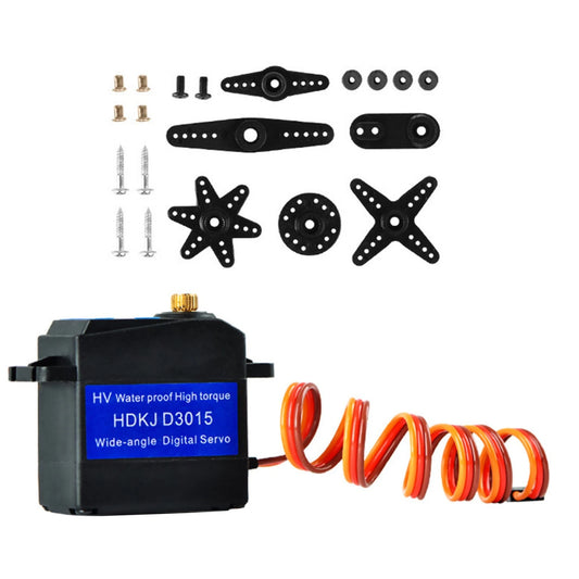 4.8V -7.2V D3015 15kg Metal Gear Waterproof High Torque RC Car Digital Servo d