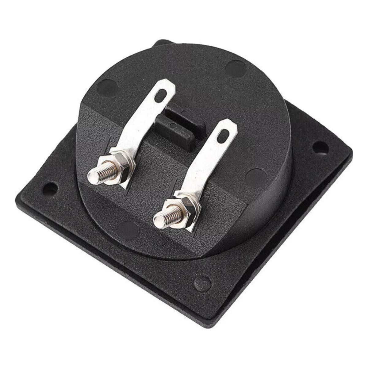 57 x 57 x 26mm  Speaker Box Terminal 2-Wire Round Spring Cup Connector