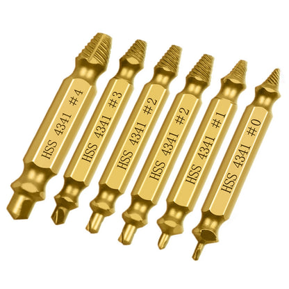 6*Damaged Screw Carbide Tip Extractor Drill Bit Broken Screw Bolt Remover Tool