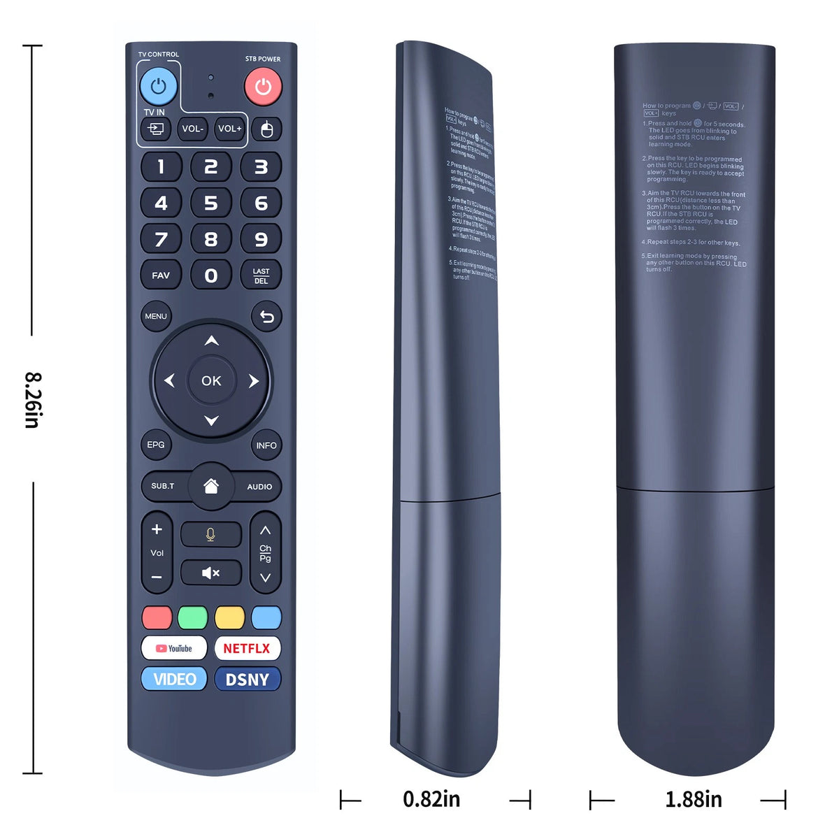 For vSeeBox V3 Pro Bluetooth & Voice Control Replacement Remote Control