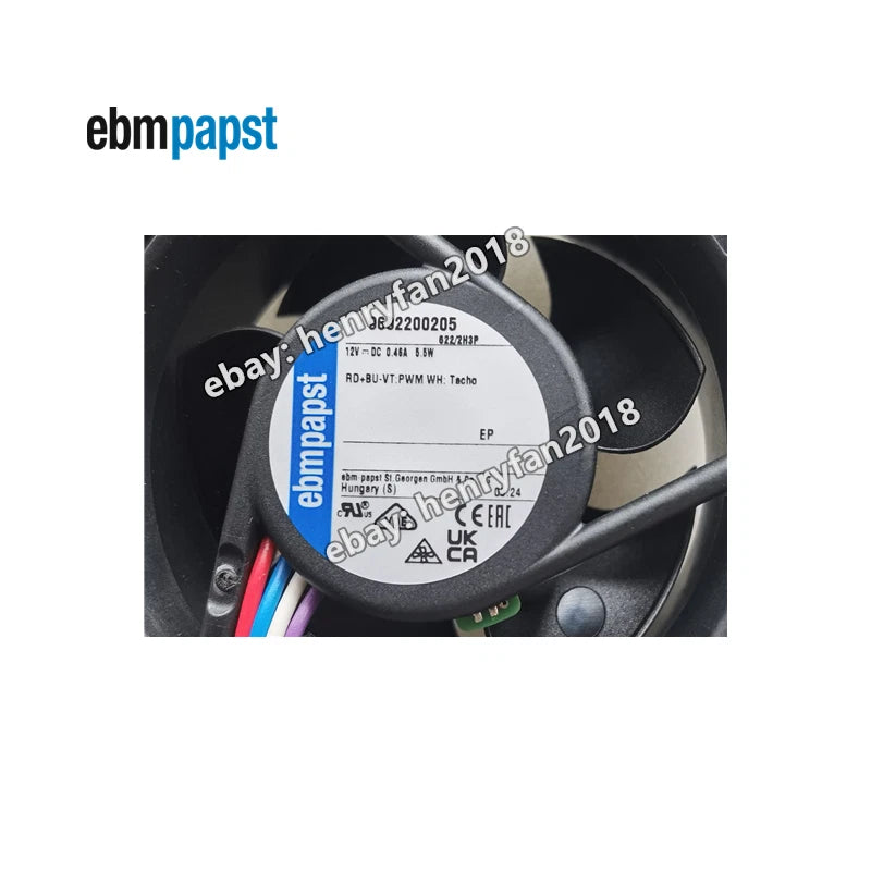 Ebmpapst 622/2H3P Axial Fan DC 12V 5.5W 9700RPM ??60*25MM Cooling Fan